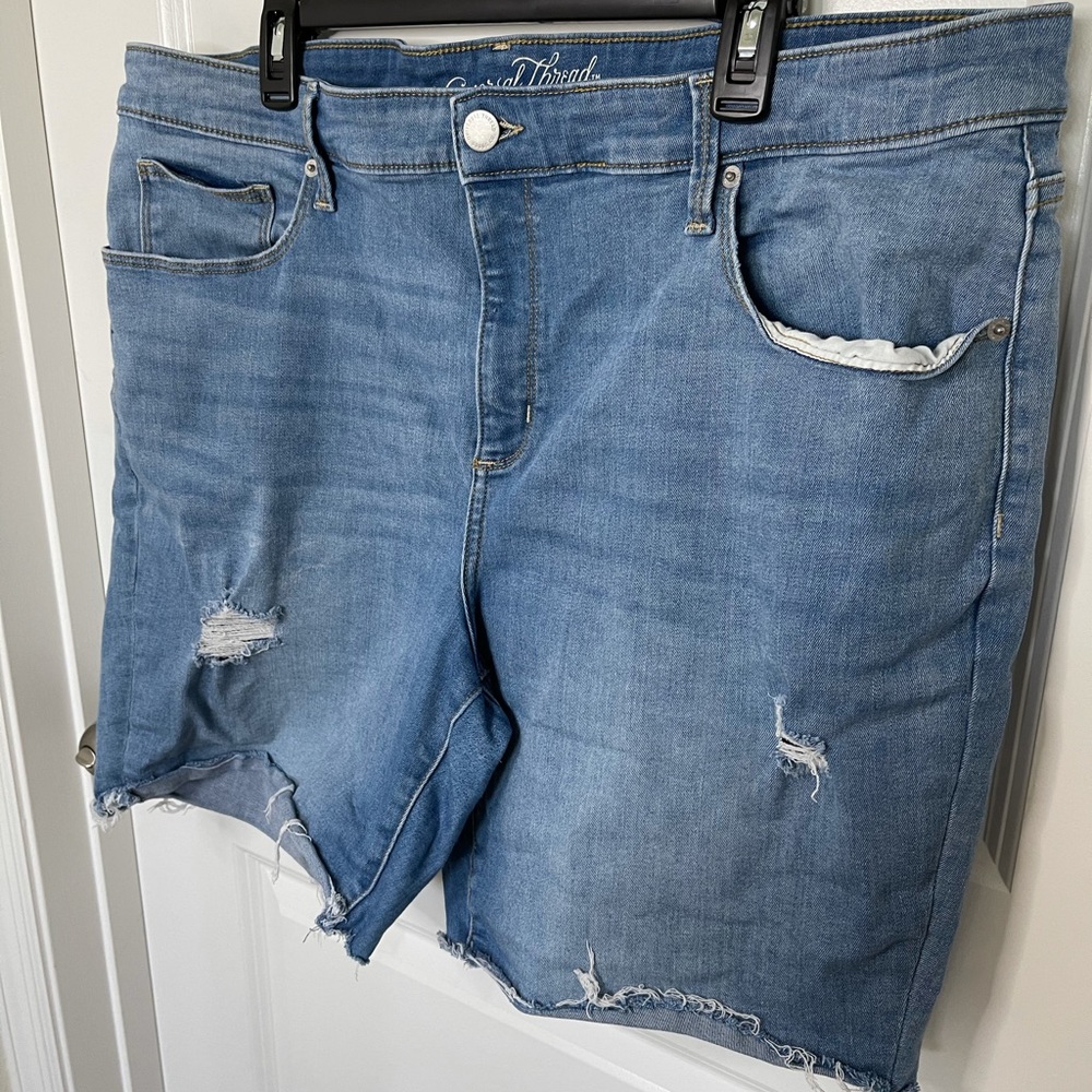 Plus size Jean shorts